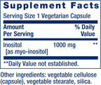 Life Extension Inositol Caps – 1000 mg de Myo-Inositol – 360 Cápsulas Vegetarianas