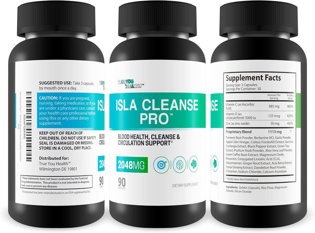 Isla Cleanse Pro - Detox Corporal Completo para Hombres y Mujeres