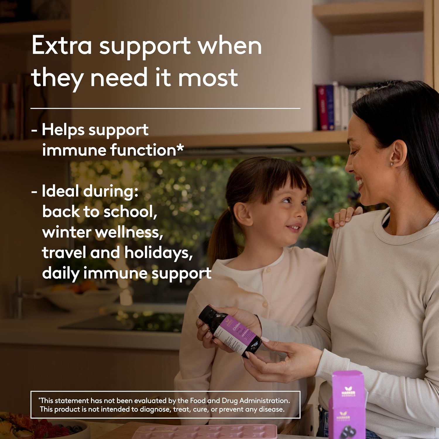 Children's Immune + Wellbeing Herbal Syrup - Jarabe Herbal para Defensas Infantiles con Saúco, Equinácea y Olivo - Sabor a Saúco - 150 ml (30 dosis)