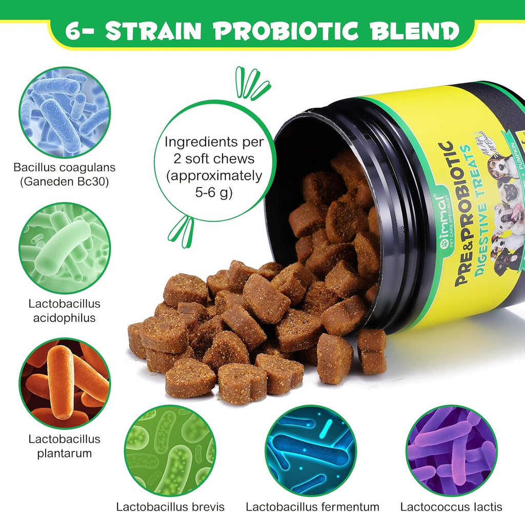 Probióticos Masticables para Perros ALIVO - 120 uds, Sabor Pato