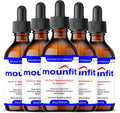 Mounfit Drops (Pack de 5) - Fórmula Natural - Suplemento Líquido para Hombres y Mujeres