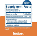 Bariatric Fusion Stress Support* | Suplemento Vegano con Magnesio y Ashwagandha | Complemento Diario para Mujeres y Hombres | Sin Gluten, Lácteos ni Soja | No-GMO | 60 Cápsulas