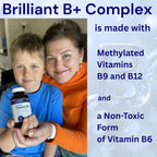 AgeImmune Complejo B con Vitamina D3, B12, B6, Magnesio Bisglicinato y Folato como Metilfolato - 60 Cápsulas - Sin Niacina