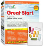 Great Start Pack Diario Todo en Uno - Nutrición Esencial con Vitaminas C, D3, K2, Complejo B, Zinc, Minerales Traza, Super Greens y Colágeno Marino - 30 Días