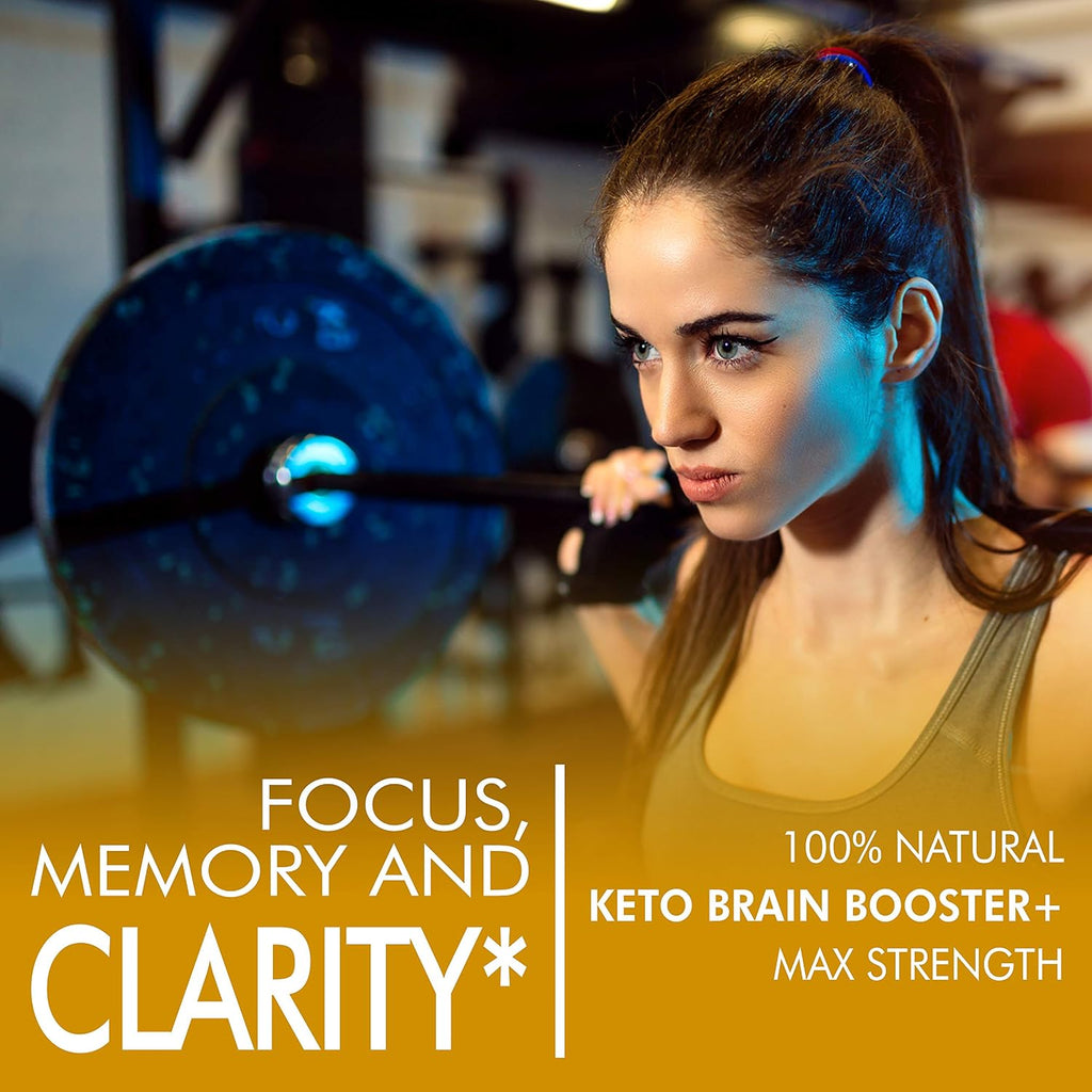 Slim Heat Keto Brain Booster - Suplemento Cognitivo Natural - 60 Cápsulas