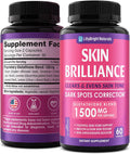 Glutatión 1500 mcg con Vitamina C - Suplemento para el Cuidado de la Piel - 60 Cápsulas