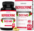 Suplemento de Berberina 500mg por Dosis (60 Cápsulas) - Berberina HCL para la Salud Digestiva
