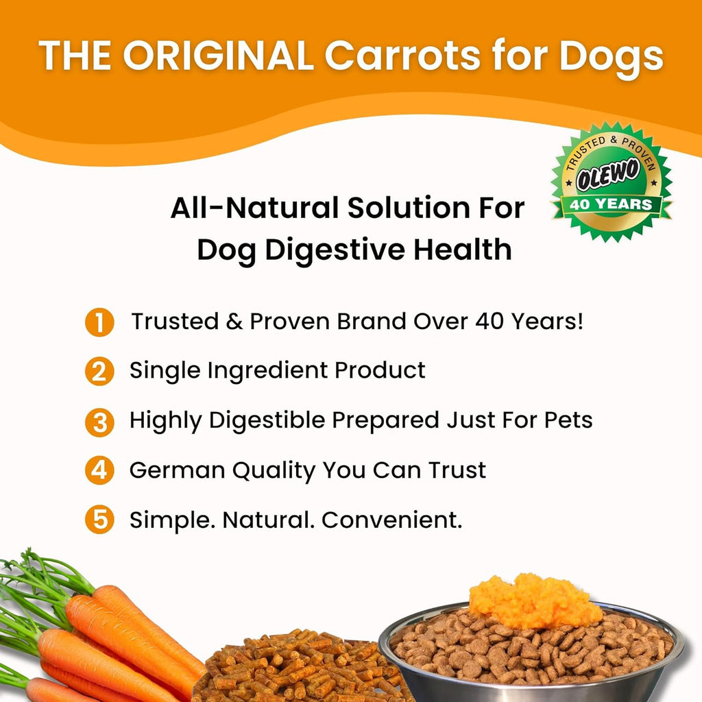 Olewo Original Carrots para Perros – 2.2 lbs