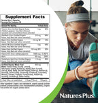 NaturesPlus Source of Life Garden Vitamina B12 - 60 Cápsulas - Metilcobalamina con Complejo B y Extractos Vegetales Orgánicos