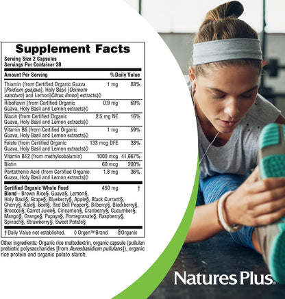 NaturesPlus Source of Life Garden Vitamina – Función psicológica normal: Apoya la claridad mental y el equilibrio – Image 4
