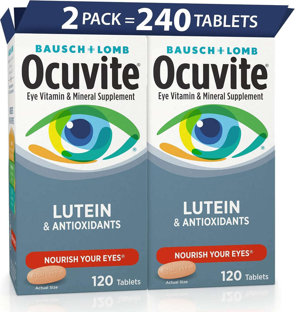 Ocuvite Luteína y Antioxidantes - 120 Comprimidos (Pack de 2)
