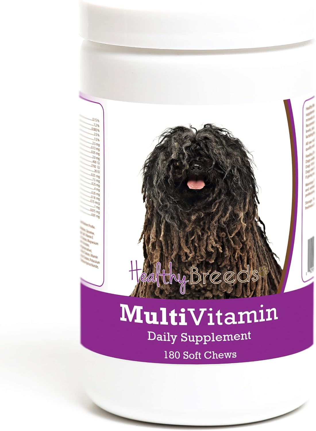 Healthy Breeds Pulik Multivitamínico en Bocados Blandos para Perros, 180 Unidades