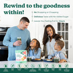 Rewind Best Tasting Super Greens Powder - Sabor Melocotón - 40+ Superalimentos con Vitaminas y Minerales