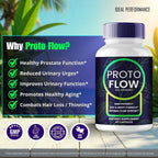 Proto Flow Cápsulas para la Próstata - Fórmula Avanzada Natural (2 Paquetes)