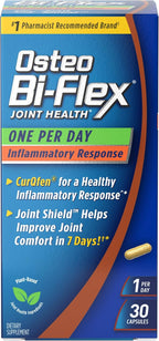 Osteo Bi-Flex One Per Day Inflammatory Response CurQfen, Suplemento para Articulaciones, 30 Cápsulas