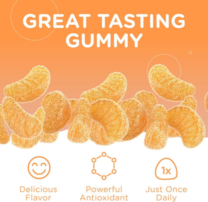 Zahler Chapter One - Gominolas de Vitamina C 125 mg, 60 gominolas sabor naranja – Image 4