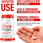 GlucoRegen Capsules (5 Pack) - Fórmula Premium para el Bienestar General