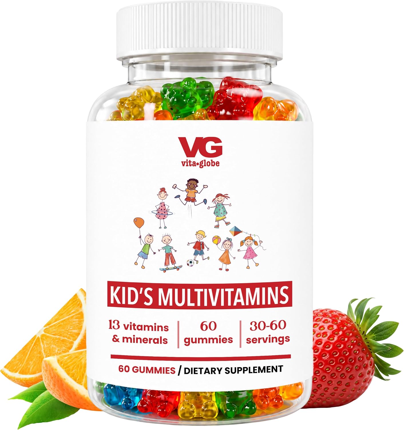 VITA Globe Multivitamínico Infantil Completo en Gominolas – 120 unidades (Pack de 2)