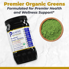Premier Organic Greens - Polvo Super Greens Ecológico, 283 g