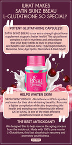 Elizkof Beauty B'Beau L-Glutathione 500mg y Vitamina C, Pack de 2