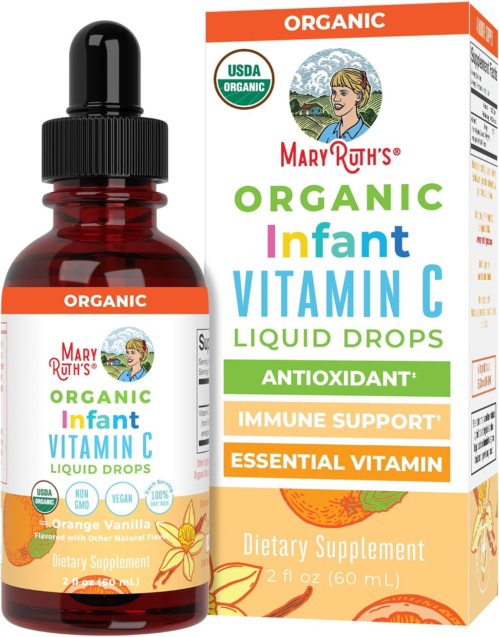 MaryRuth's Gotas Líquidas de Vitamina C Orgánica para Bebés (6-12 Meses)