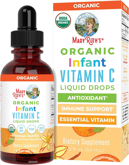 MaryRuth's Gotas Líquidas de Vitamina C Orgánica para Bebés (6-12 Meses)