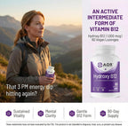 AOR Hydroxy B12 1000 mcg – 60 Comprimidos Veganos de Hidroxocobalamina