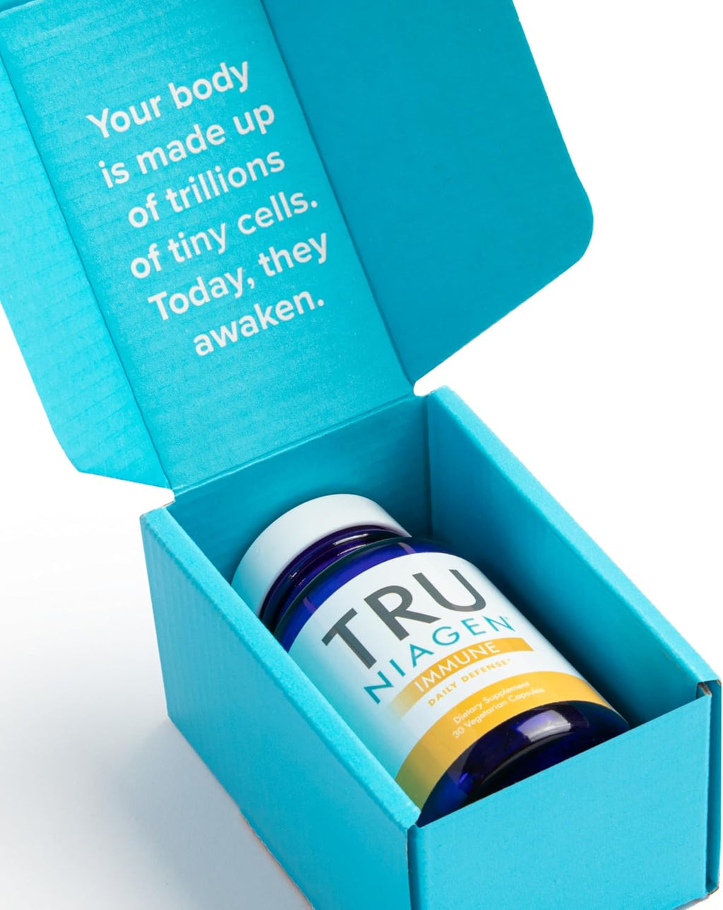 TRU NIAGEN Immune Support – Complejo para el sistema inmunitario con Niagen, Vitamina C, D3, Zinc y Theracurmin (30 cápsulas)
