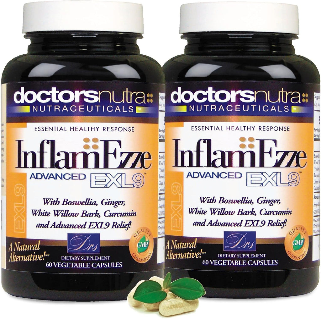 Doctors Nutra Nutraceuticals InflamEzze (Paquete de 2) - 120 Cápsulas