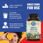 Whole World Wellness Multivitamínico Diario para Hombres - 30+ Nutrientes, Energía y Rendimiento