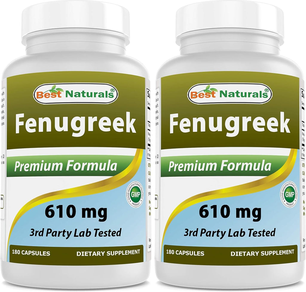 Best Naturals Fenogreco Semilla 610 mg 180 Cápsulas