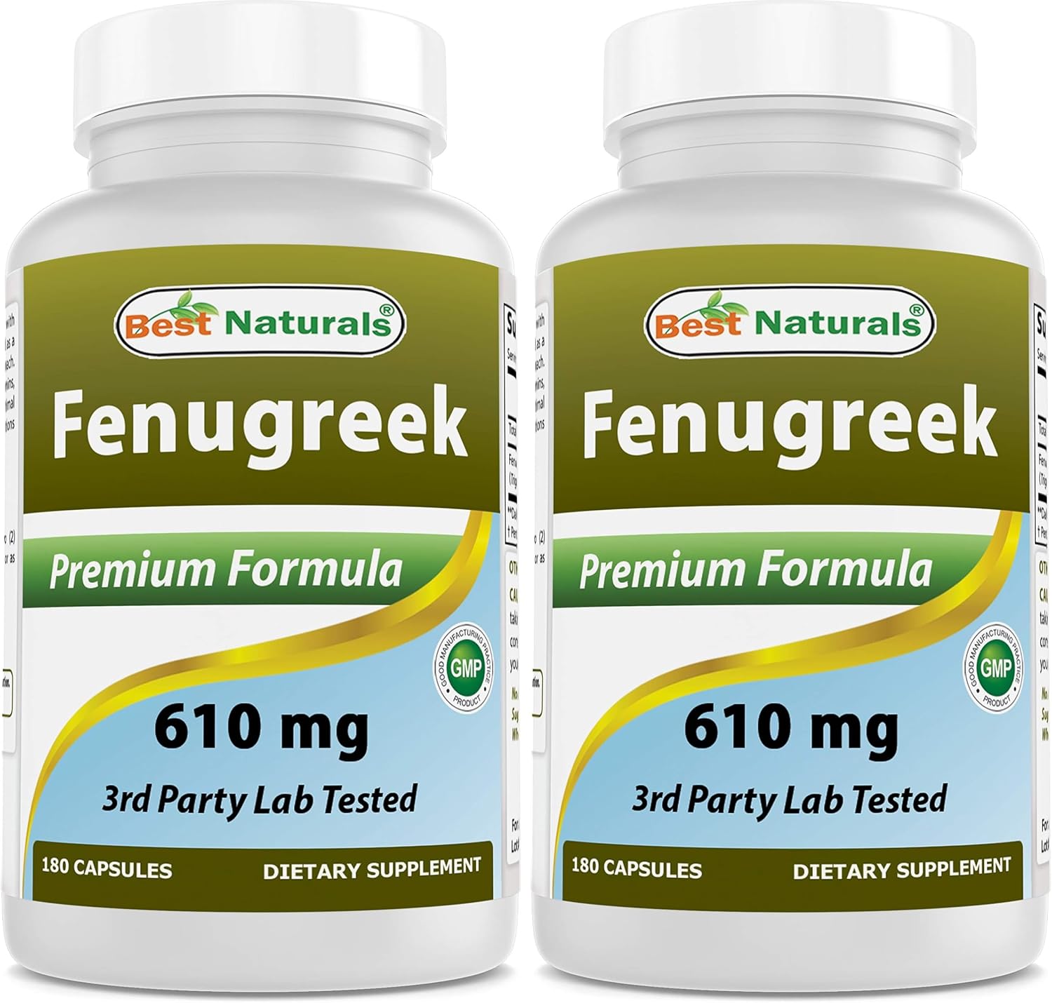 Best Naturals Fenogreco Semilla 610 mg 180 Cápsulas