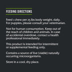 FIDELIS Probiotic Plus+ Probióticos para Perros, Salud Digestiva, 120 Masticables Sabor Pato