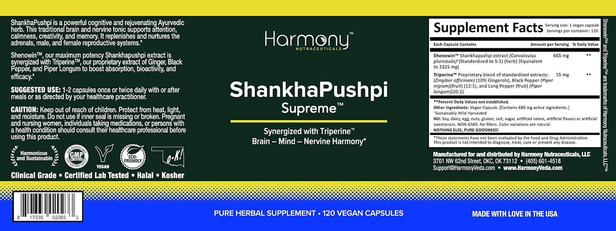 ShankhPushpi Supreme - Complemento – Favorecer la claridad mental y la agudeza cognitiva. – Image 5