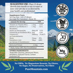 Pure Mountain Botanicals Complejo B Líquido - Vitaminas B12 y B6 - Sabor Frambuesa - Kosher No GMO - 30 Dosis