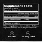 FITAID Essentials Vitamina D3 K2 5000 IU, 120 Cápsulas Veganas