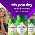 Vitafusion Vitamin B12 Gummies 1000 mcg - 60 Adult Gummies - Raspberry Flavor