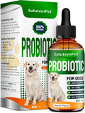 Probióticos Líquidos para Perros y Cachorros con Prebióticos y Enzimas Digestivas - Sabor Bacon - 60 ml