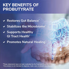 Tesseract Medical Research ProButyrate – Ácido Butírico 600mg, 120 Cápsulas