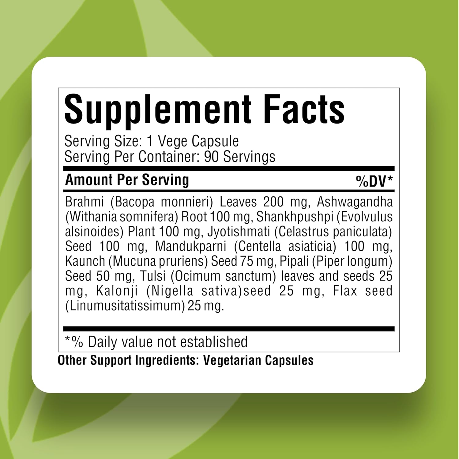 Herbsforever Omega Mente - 90 Cápsulas Vegetales, 800 mg