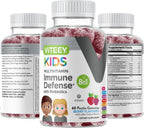 Viteey Kids Multivitamin Gummies con Probióticos - 60 Gominolas