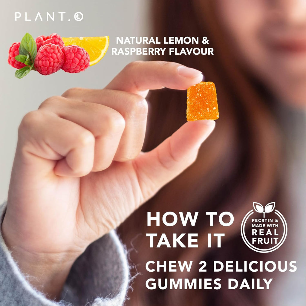 Gominolas Prenatales para Mujeres con DHA, Folato, Vitaminas B, C, D | PLANT.O NUTRITION