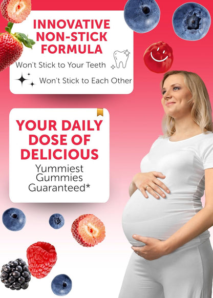 Lunakai 17-in-1 Gummies Prenatales y Gummies – Zinc: Importante para la síntesis de proteínas y el sistema – Image 3