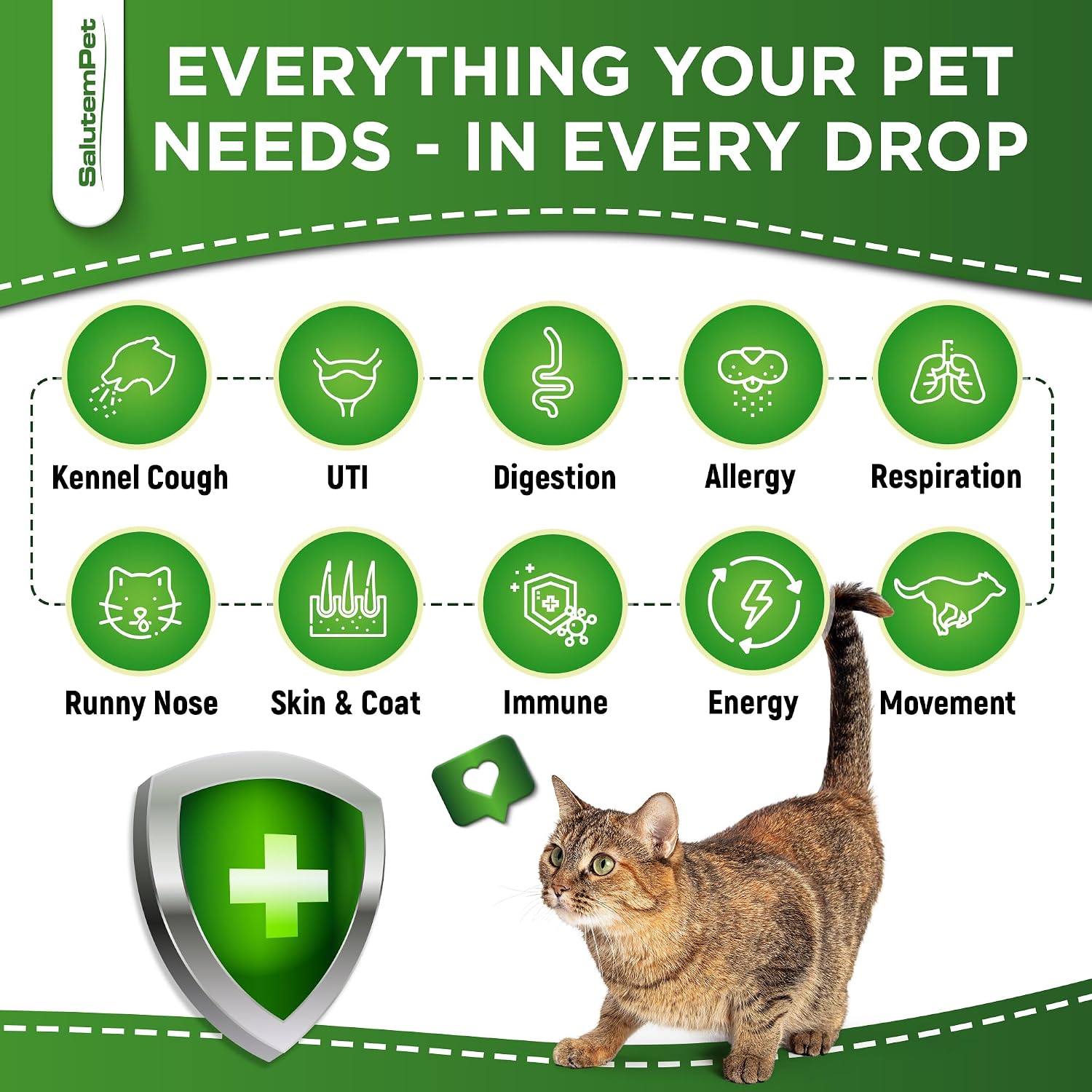 Forte Health Suplemento Herbal para Perros y Gatos - Sabor a Pollo - 60 ml