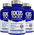 Focus Factor Nutrition for The Brain - Suplemento para la Memoria y Concentración con Multivitamínico Completo, 150 Comprimidos (Pack de 3)