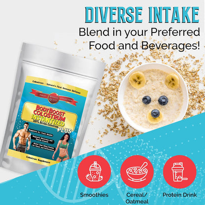 BodyBoost Colostrum Instantized en Polvo, – Avena, yogur o cereales – Image 8