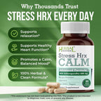 Stress Hrx, Ashwagandha Capsule, Destination Herbal Stress Relief - 60 Capsules