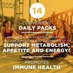 AdvoCare MNS Omni - Complemento Alimenticio Premium con Vitaminas y Probióticos - 14 Sobres Diarios