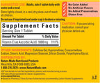 Nature Made Vitamina C 1000 mg - 300 Comprimidos (3 Envases de 100)