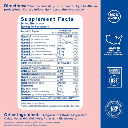 Mommy's Bliss Multivitamínico Prenatal con – Probióticos: Favorecen el equilibrio de la flora intestinal, – Image 5